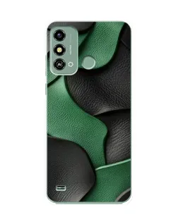 Чохол для ZTE Blade A53 з картинкою «Зелені шкіряні хвилі»