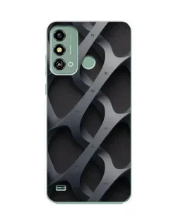 Чохол для ZTE Blade A53 з картинкою «Об'ємне сіре плетіння»