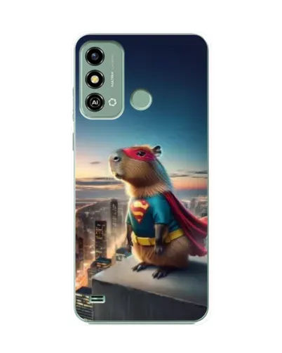Чохол для ZTE Blade A53 з картинкою «Капі-мен супергерой» Чохол для ZTE Blade A53 з картинкою «Капі-мен супергерой»