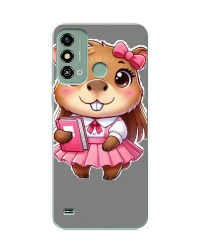 Чохол для ZTE Blade A53 з картинкою «Дівчинка капібара» Чохол для ZTE Blade A53 з картинкою «Дівчинка капібара»
