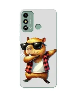 Чохол для ZTE Blade A53 з картинкою «Капібара репер даб»