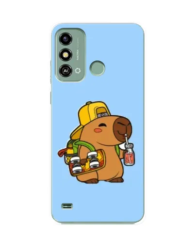 Чохол для ZTE Blade A53 з картинкою «Капібара на скейті» Чохол для ZTE Blade A53 з картинкою «Капібара на скейті»