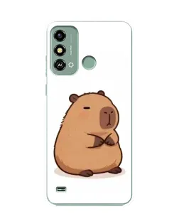 Чохол для ZTE Blade A53 з картинкою «Товстенька капібара»