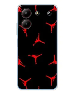 Чехол для ZTE Blade A54 с картинкой «Jordan Red Pattern» Чехол для ZTE Blade A54 с картинкой «Jordan Red Pattern»