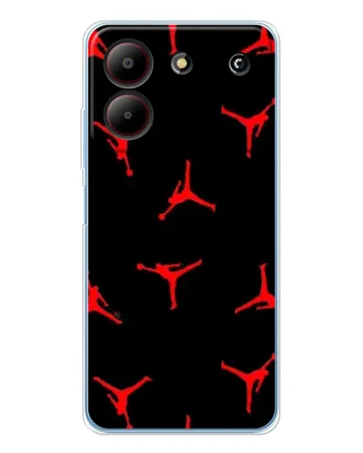 Чехол для ZTE Blade A54 с картинкой «Jordan Red Pattern» Чехол для ZTE Blade A54 с картинкой «Jordan Red Pattern»