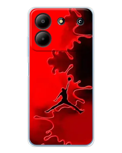 Чехол для ZTE Blade A54 с картинкой «Jordan Red Smoke» Чехол для ZTE Blade A54 с картинкой «Jordan Red Smoke»