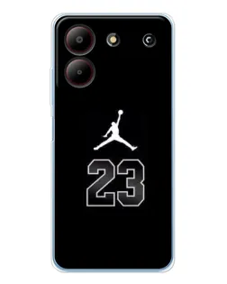 Чехол для ZTE Blade A54 с картинкой «Jordan Flight 23»