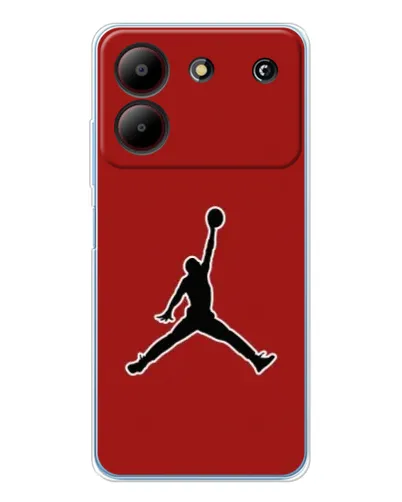Чехол для ZTE Blade A54 с картинкой «Jordan Red Back» Чехол для ZTE Blade A54 с картинкой «Jordan Red Back»
