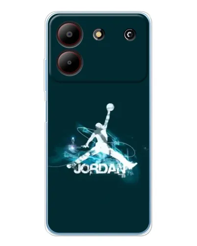 Чехол для ZTE Blade A54 с картинкой «Jordan Blue Fire» Чехол для ZTE Blade A54 с картинкой «Jordan Blue Fire»
