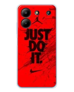 Чехол для ZTE Blade A54 с картинкой «Nike Just Do It»