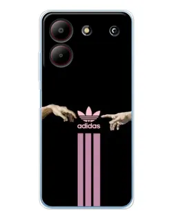 Чехол для ZTE Blade A54 с картинкой «Adidas Hands»