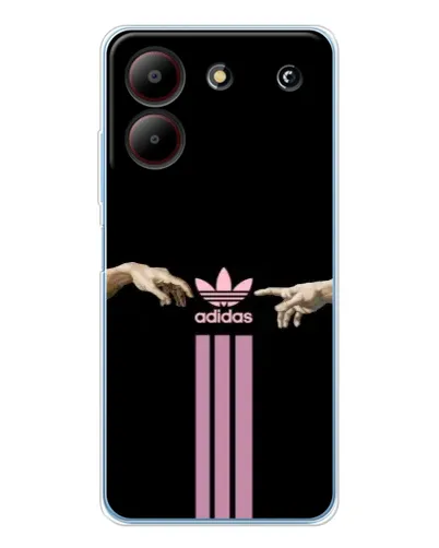 Чехол для ZTE Blade A54 с картинкой «Adidas Hands»