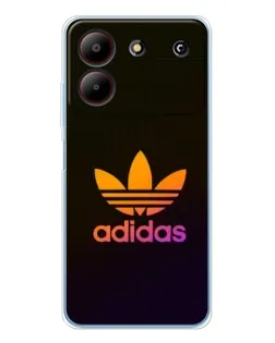 Чехол для ZTE Blade A54 с картинкой «Градиент Adidas»