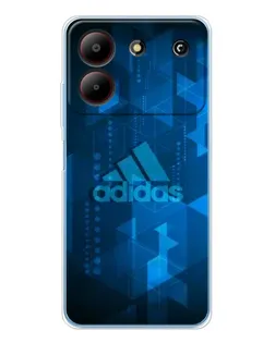 Чехол для ZTE Blade A54 с картинкой «Adidas Sport Art»