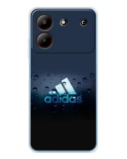 Чехол для ZTE Blade A54 с картинкой «Adidas Water Drops»