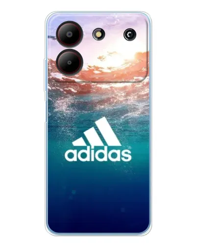 Чехол для ZTE Blade A54 с картинкой «Океанская глубина адидас»