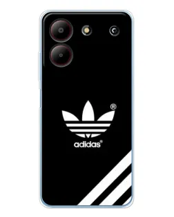 Чехол для ZTE Blade A54 с картинкой «Adidas с диагональными полосами»