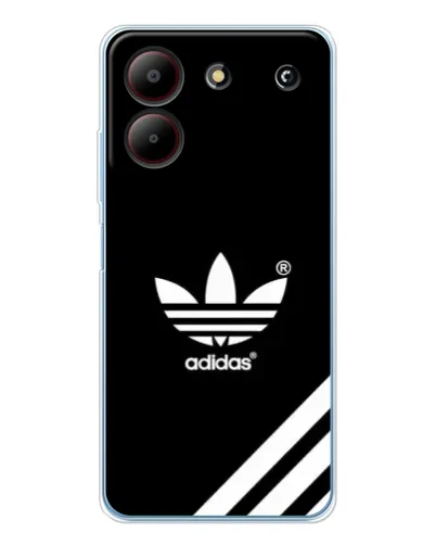 Чехол для ZTE Blade A54 с картинкой «Adidas с диагональными полосами»