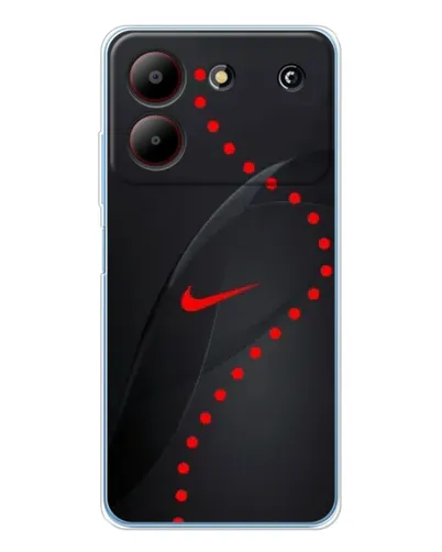 Чехол для ZTE Blade A54 с картинкой «Абстрактный дизайн Nike»