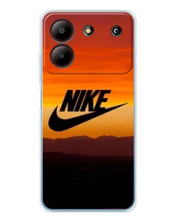 Чехол для ZTE Blade A54 с картинкой «Nike — вечерний горизонт»