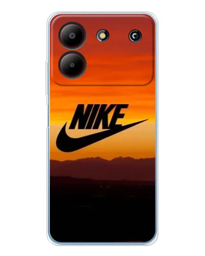Чехол для ZTE Blade A54 с картинкой «Nike — вечерний горизонт»