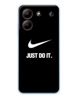 Чехол для ZTE Blade A54 с картинкой «Классический принт Nike»