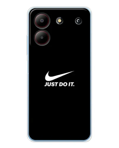 Чехол для ZTE Blade A54 с картинкой «Минимализм от Nike»