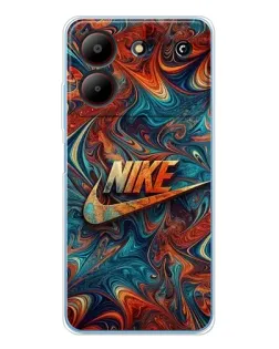 Чехол для ZTE Blade A54 с картинкой «Nike в абстракции»
