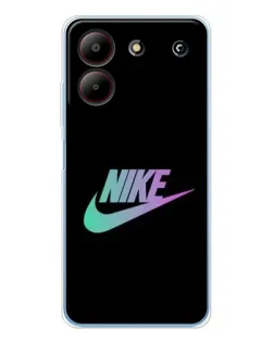 Чехол для ZTE Blade A54 с картинкой «Nike — городская ночь»