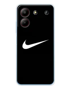 Чехол для ZTE Blade A54 с картинкой «Минималистический Найк»
