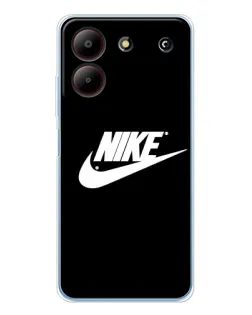 Чехол для ZTE Blade A54 с картинкой «Мазки краски Nike»