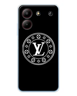 Чехол для ZTE Blade A54 с картинкой «LV — печать стиля»
