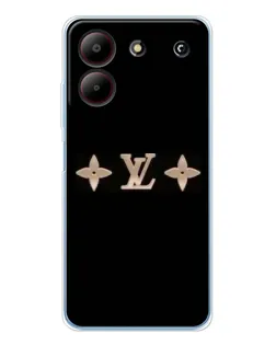 Чехол для ZTE Blade A54 с картинкой «Louis Vuitton — минимализм»