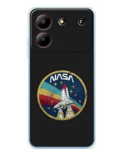 Чехол для ZTE Blade A54 с картинкой «NASA — эмблема миссии» Чехол для ZTE Blade A54 с картинкой «NASA — эмблема миссии»