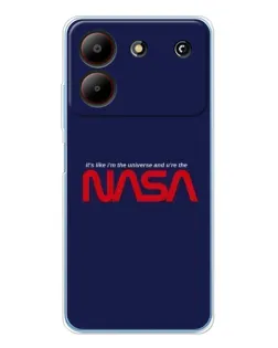 Чехол для ZTE Blade A54 с картинкой «NASA — глубокий космос»
