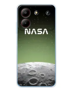 Чехол для ZTE Blade A54 с картинкой «NASA — лунный градиент»