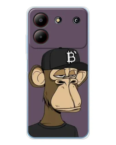 Чехол для ZTE Blade A54 с картинкой «Bored Ape в кепке» Чехол для ZTE Blade A54 с картинкой «Bored Ape в кепке»