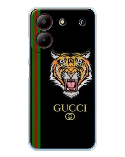 Чехол для ZTE Blade A54 с картинкой «Тигр Gucci»