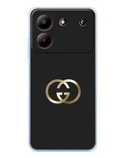 Чехол для ZTE Blade A54 с картинкой «Минимализм Gucci»