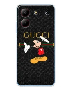 Чехол для ZTE Blade A54 с картинкой «Микки Маус Gucci»