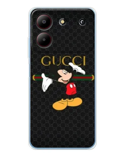 Чехол для ZTE Blade A54 с картинкой «Микки Маус Gucci»