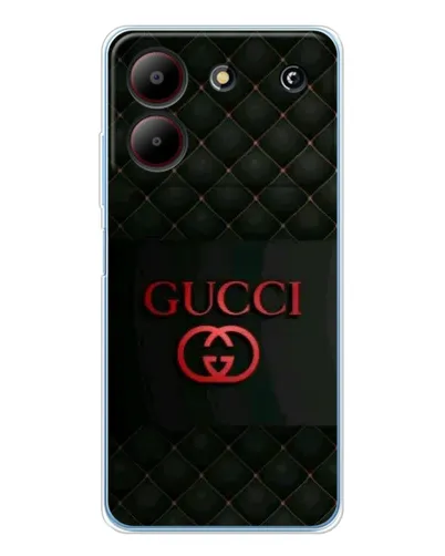 Чехол для ZTE Blade A54 с картинкой «Gucci — стеганый черный»