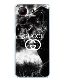 Чехол для ZTE Blade A54 с картинкой «Gucci — дикая природа»