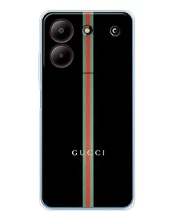 Чехол для ZTE Blade A54 с картинкой «Gucci — строгая линия»