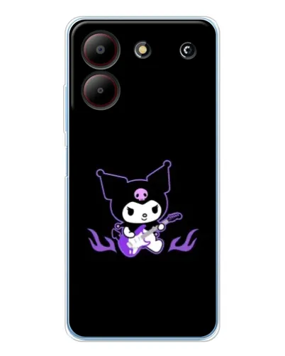 Чехол для ZTE Blade A54 с картинкой «Электрическая Kuromi»