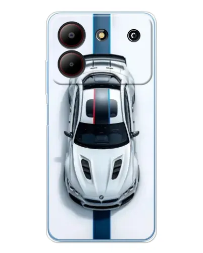 Чохол для ZTE Blade A54 з картинкою «Вид зверху — BMW M»