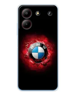Чохол для ZTE Blade A54 з картинкою «Логотип BMW — спалах»