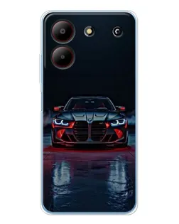 Чохол для ZTE Blade A54 з картинкою «BMW на мокрій дорозі»