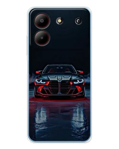 Чохол для ZTE Blade A54 з картинкою «BMW на мокрій дорозі»