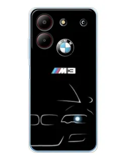 Чохол для ZTE Blade A54 з картинкою «Мінімалістичний принт BMW M3»